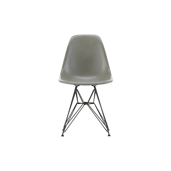 *כסא Eames Fiberglass DSR Raw Umber, Basic Dark