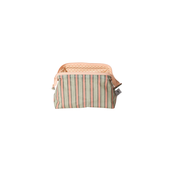 תיק בד גימור מבריק Strokes Verte stripes Small 21x12x14
