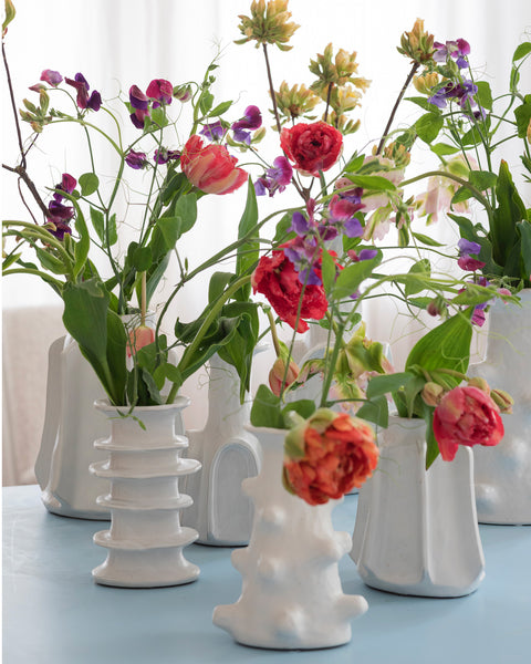 אגרטל Billy Vase 01 White (Large)