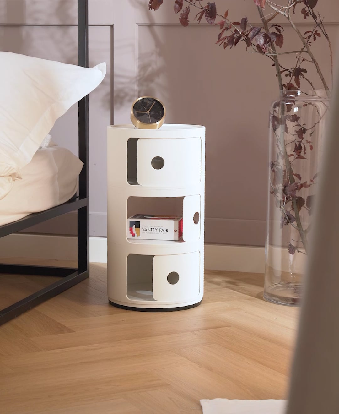 יחידת אחסון Componibili Recycled 3 Modules Matt White