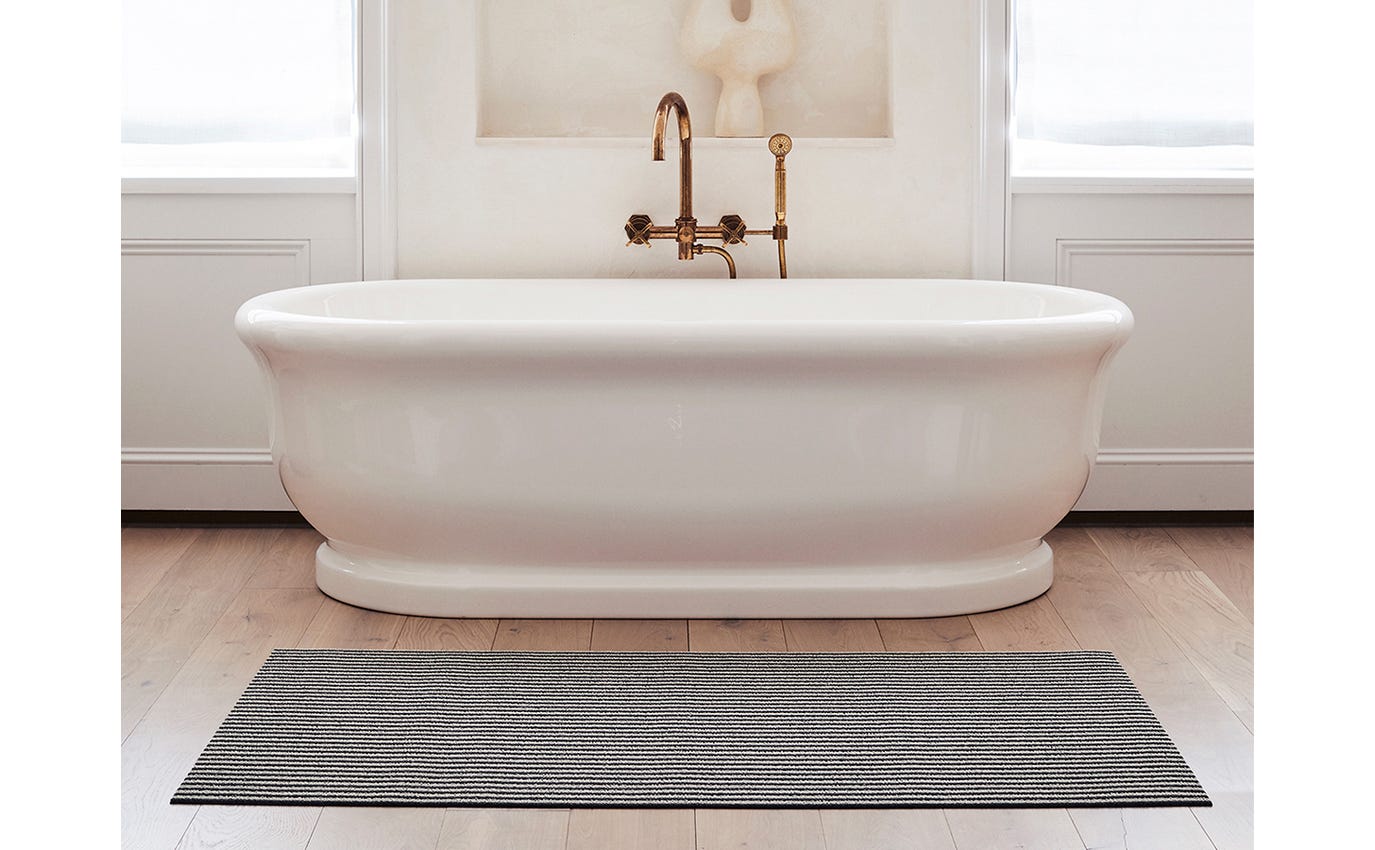 שטיח Breton Stripe Shag Mat Gravel