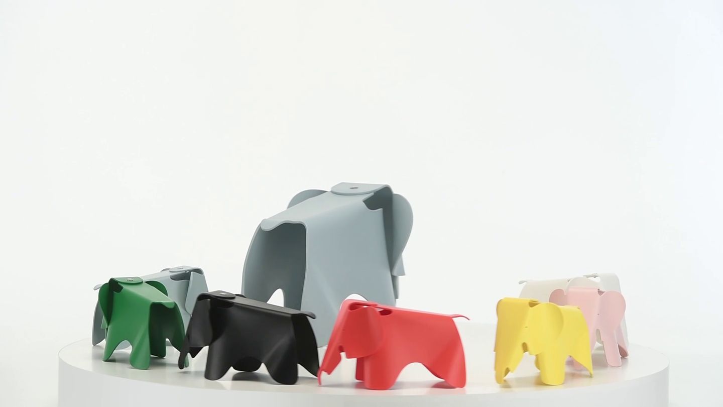 פיל Eames Elephant Pale Rose (small)