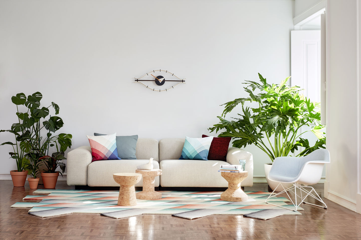 כרית Herringbone Pillows Blue Tones