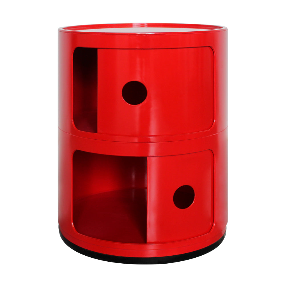 יחידת אחסון Componibili Classic 2 Modules Glossy Red