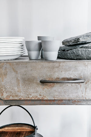 סט 2 ספלי קפה Coffee Cup Grey