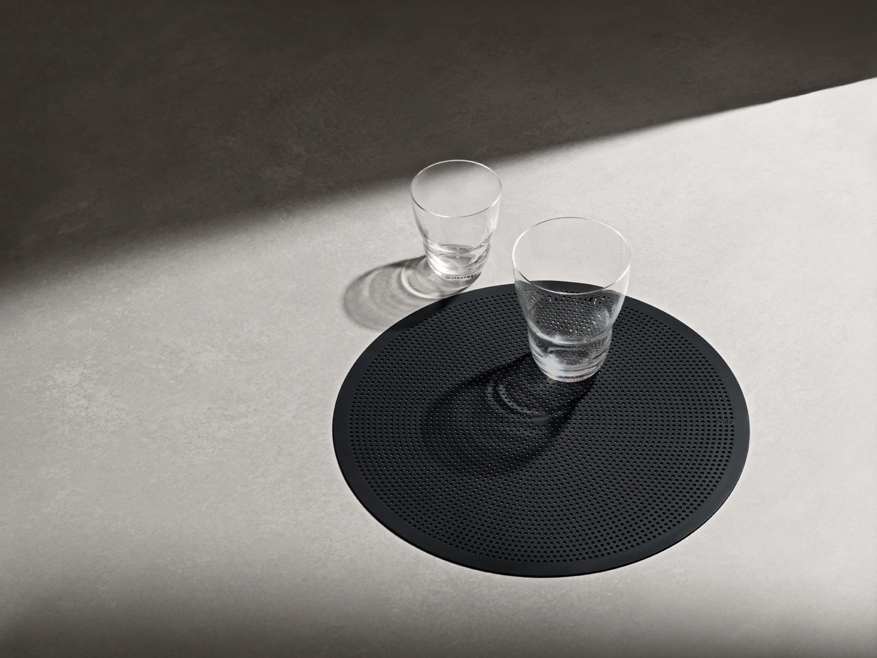 פלייסמט Placemat Round Black