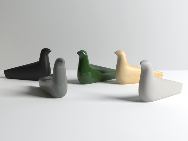 ציפור L’Oiseau Charcoal Matt