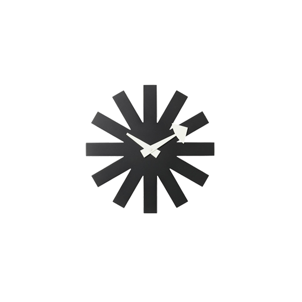 שעון Asterisk Clock Black