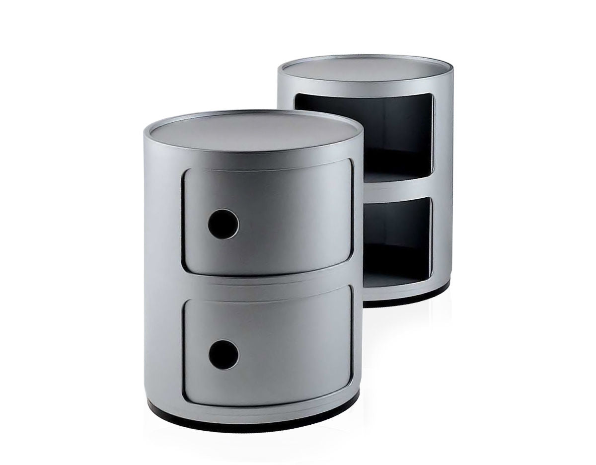 יחידת אחסון Componibili Classic 2 Modules Silver