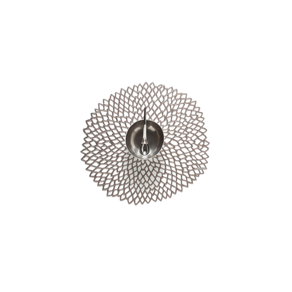 פלייסמט Dahlia Round Gunmetal
