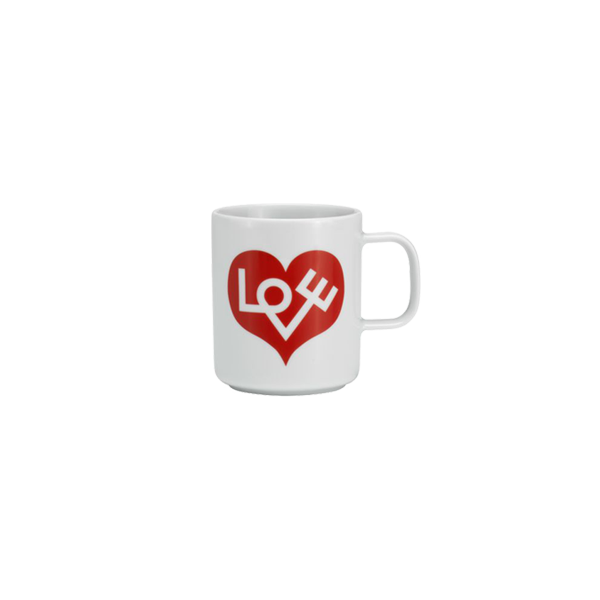 ספל קפה Coffe Mug Love Heart Crimson