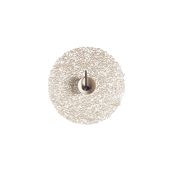 פלייסמט Petal Round Champagne