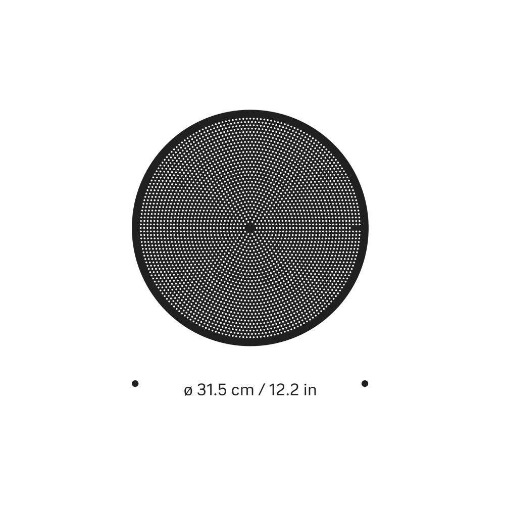 פלייסמט Placemat Round Black