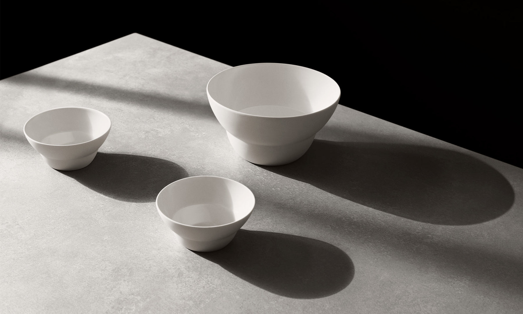 סט 2 קערות Bowl White